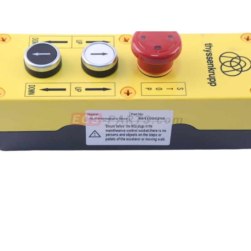 Escalator Travellator Remote Control Box 8611000120 Yellow/Grey Type